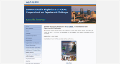 Desktop Screenshot of biophysics.ornl.gov