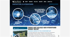Desktop Screenshot of hydropower.ornl.gov