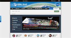Desktop Screenshot of daac.ornl.gov