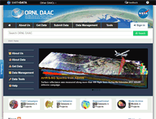 Tablet Screenshot of daac.ornl.gov