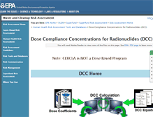 Tablet Screenshot of epa-dccs.ornl.gov