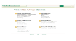 Desktop Screenshot of inspire.ornl.gov