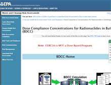 Tablet Screenshot of epa-bdcc.ornl.gov